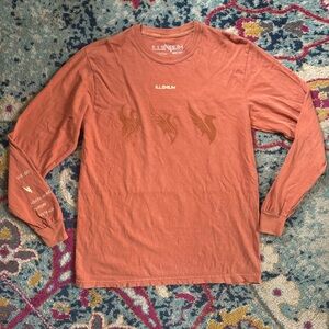 Illenium 2023 Tour Dates Orange Sand Long Sleeve Tee Medium Rare
